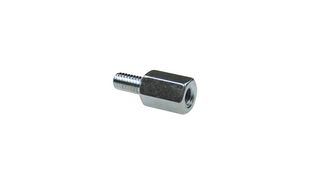 MULTICOMP PRO MP008168 Standoff, Steel, M4, 8-32 UNC, Hex Male-Female, 10 mm, 18 mm
