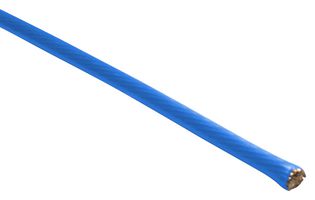 ALPHA WIRE 2636 BL005 Wire, PFA, Blue, 36 AWG, Solid, 30.5 m