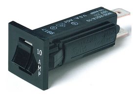 TE CONNECTIVITY - POTTER&BRUMFIELD W28-XQ1A-0.50 Thermal Circuit Breaker, Fuseholder Type, W28 Series, 500 mA, 1 Pole, 32 V, 250 V, Snap In, Panel