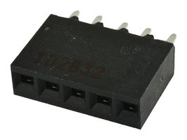 AMP - TE CONNECTIVITY 5-534237-3 PCB Receptacle, Board-to-Board, 2.54 mm, 1 Rows, 5 Contacts, Through Hole Mount, AMPMODU Mod IV