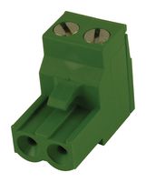 TE CONNECTIVITY - BUCHANAN 796640-2 Pluggable Terminal Block, 5 mm, 2 Ways, 30 AWG, 12 AWG, 3 mm², Screw