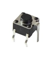 TE CONNECTIVITY - ALCOSWITCH 1825955-6 Tactile Switch, FSM Series, Top Actuated, Through Hole, Round Button, 160 gf, 50mA at 24VDC