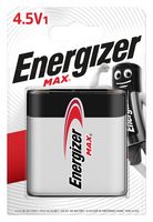 ENERGIZER E301530300 Battery, 4.5 V, Alkaline, Spring, 1