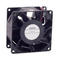 NMB TECHNOLOGIES 08038RA-24Q-EA-00 DC Axial Fan, 24 V, Square, 80 mm, 38 mm, Ball Bearing, 91.8 CFM