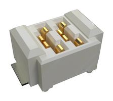 AMPHENOL COMMUNICATIONS SOLUTIONS 10159561-200121RLF Mezzanine Connector, Receptacle, 2 mm, 1 Rows, 2 Contacts, Surface Mount Straight, Copper Alloy