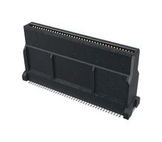 AMPHENOL COMMUNICATIONS SOLUTIONS B4101B7L111280E100 Mezzanine Connector, Receptacle, 0.8 mm, 2 Rows, 80 Contacts, Surface Mount Right Angle