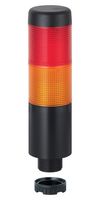 WERMA 69813075 Signal Indicator Tower, Continuous, Red/Yellow, 24 V, 38 mm Diameter, Cable, Kompakt 37 Series