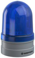 WERMA 26151060 Beacon, Blink/Continuous/TwinLight, Blue, 85 mm x 130 mm, 230 VAC, Push-In, EvoSIGNAL Midi Series