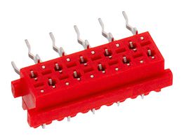 WURTH ELEKTRONIK 690368182272 PCB Receptacle, Board-to-Board, 2.54 mm, 2 Rows, 22 Contacts, Through Hole Mount Right Angle