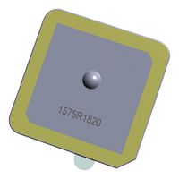 ABRACON APAE1575R1820ABDC1-T Antenna, Patch, 1.574397 GHz to 1.576443 GHz, 3.3 dBi, Right Hand Circular
