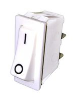 MULTICOMP PRO MP008552 Rocker Switch, SPST-NO, Non Illuminated, Panel Mount, White