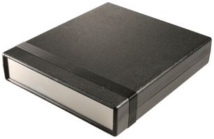 HAMMOND 1598BBBK Plastic Enclosure, Flame Retardant, Instrument, ABS, 36 mm, 154 mm, 179 mm, IP54