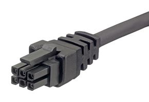 MOLEX 245132-0605 Cable Assembly, Micro-Fit 3.0 Receptacle to Micro-Fit 3.0 Receptacle, 6 Ways, 3 mm, 2 Row, 500 mm
