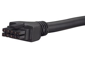 MOLEX 245132-1005 Cable Assembly, Micro-Fit 3.0 Receptacle to Micro-Fit 3.0 Receptacle, 10 Ways, 3 mm, 2 Row