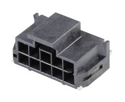 MOLEX 105405-1110 Pin Header, Wire-to-Board, 2.5 mm, 2 Rows, 10 Contacts, Surface Mount Right Angle