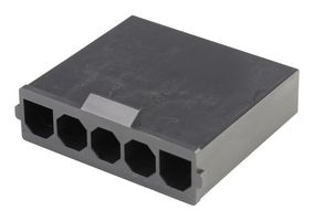MOLEX 172673-2005 Connector Housing, Black, Super Sabre 172673 Series, Plug, 5 Ways, 7.5 mm