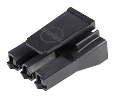 MOLEX 44441-3003 Connector Housing, Black, Sabre 44441 Series, Receptacle, 3 Ways, 7.5 mm