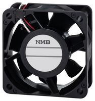 NMB TECHNOLOGIES 06025SA-12T-AU-D3 DC Axial Fan, 12 V, Square, 60 mm, 25 mm, Ball Bearing, 37.8 CFM