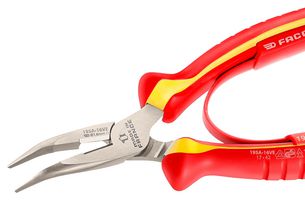 FACOM 195A.16VE Pliers, Short Half Round Nose, 160 mm