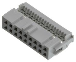 AMPHENOL COMMUNICATIONS SOLUTIONS 71600-118LF IDC Connector, IDC Receptacle, Female, 2.54 mm, 2 Row, 18 Contacts, Cable Mount