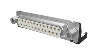 AMPHENOL COMMUNICATIONS SOLUTIONS DD50S564TLF D Sub Connector, Standard, Receptacle, D Series, 50 Contacts, DD, Solder
