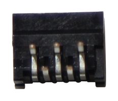 AMPHENOL COMMUNICATIONS SOLUTIONS HLW5R-2C7LF FFC / FPC Board Connector, 1 mm, 5 Contacts, Receptacle, FCI HLW-R Series, Through Hole Straight