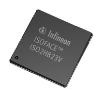 INFINEON ISO2H823V25XUMA1 Power Load Distribution Switch, High Side, Active High, 8 Output, 3.6 V, 1 A, 0.21 ohm, VQFN-EP-70
