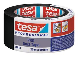 TESA 74613, BLACK, 25M X 50MM