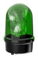 WERMA 88423075 Beacon, Fresnel, LED, Green, Rotating, 24 VAC/DC, 142 mm x 218 mm, IP65