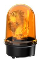 WERMA 88433075 Beacon, Fresnel, LED, Yellow, Rotating, 24 VAC/DC, 142 mm x 218 mm, IP65