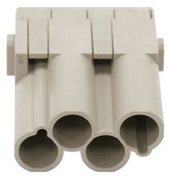 MULTICOMP PRO MP009499 Heavy Duty Connector, MP-HM INSERTS, Module, 4 Contacts, Plug, Crimp Pin - Contacts Not Supplied