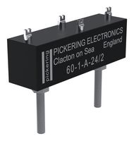 PICKERING 60-1-A-12/2 Reed Relay, SPST-NO, 12 VDC, 60 Series, Chassis, 150 ohm, 3 A
