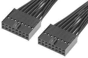 MOLEX 219658-1162 Cable Assembly, C-Grid III Receptacle to C-Grid III Receptacle, 16 Ways, 2.54 mm, 2 Row, 150 mm