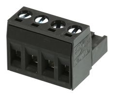 MOLEX 39520-0004 Pluggable Terminal Block, 5 mm, 4 Ways, 26 AWG, 12 AWG, 3.31 mm², Screw