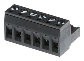 MOLEX 39530-0006 Pluggable Terminal Block, 5.08 mm, 6 Ways, 26 AWG, 12 AWG, 3.31 mm², Screw