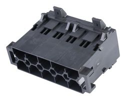 MOLEX 43938-2103 Connector Housing, Black, Mini-Fit Sr. 43938 Series, Plug, 10 Ways, 10 mm
