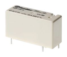 FINDER 43.41.7.024.2001 Power Relay, SPDT, 24 VDC, 10 A, 43 Series, Through Hole, Non Latching