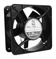ORION FANS OD180APL-24MB DC Axial Fan, 24 V, Square, 180 mm, 65 mm, Ball Bearing, 375 CFM