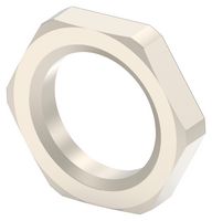 TE CONNECTIVITY - ENTRELEC 1SNG608001R0000 Locknut, M12 x 1.5, Brass, Nickel, 2.8 mm