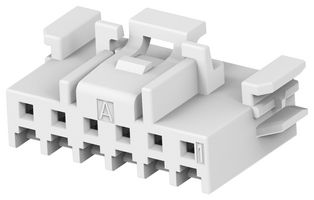 TE CONNECTIVITY 1-2350224-6 Connector Housing, Natural, Key A, SGI2.0 Series, Plug, 6 Ways, 2 mm