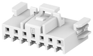 TE CONNECTIVITY 1-2350224-7 Connector Housing, Natural, Key A, SGI2.0 Series, Plug, 7 Ways, 2 mm
