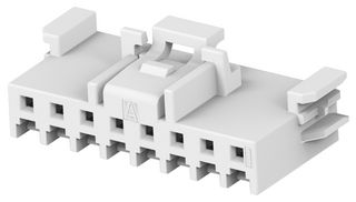 TE CONNECTIVITY 1-2350224-8 Connector Housing, Natural, Key A, SGI2.0 Series, Plug, 8 Ways, 2 mm