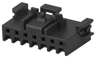 TE CONNECTIVITY 2-2350224-7 Connector Housing, Black, Key B, SGI2.0 Series, Plug, 7 Ways, 2 mm