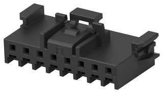 TE CONNECTIVITY 2-2350224-8 Connector Housing, Black, Key B, SGI2.0 Series, Plug, 8 Ways, 2 mm