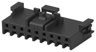 TE CONNECTIVITY 2-2350224-9 Connector Housing, Black, Key B, SGI2.0 Series, Plug, 9 Ways, 2 mm