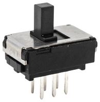 E-SWITCH EG2209A Slide Switch, Subminiature, DPDT, Through Hole, EG Series, 100 mA