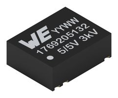 WURTH ELEKTRONIK 1769205132 Isolated Surface Mount DC/DC Converter, ITE & Industrial, Module, 1 W, 1 Output, 5 V