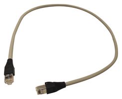 L-COM TRD855SCR-2 Ethernet Cable, Cat5e, RJ45 Plug to RJ45 Plug, Grey, 610 mm, 2 ft