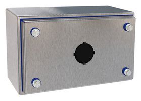HAMMOND HYPB1SS Metal Enclosure, Push Button, Stainless Steel, 202 mm, 124 mm, 102 mm, IP69, IP69K