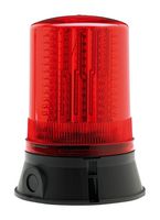 MOFLASH SIGNALLING LED401-02-02 (RED) Beacon, Continuous, Flashing, Rotating, -25 °C to 55 °C, 24 VDC, 205 mm H, LED401 Series, Red